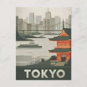 Carte Postale Tokyo vintage