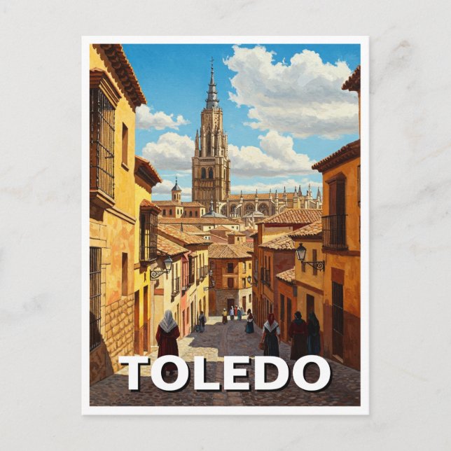 Carte Postale Toledo Espagne Voyage (Devant)