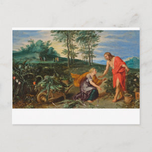 Carte Postale Toli Me Tangere Jesus et Mary Magdalene"