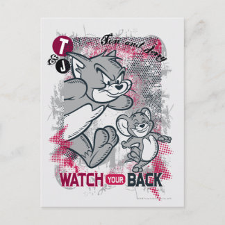 Carte Postale Tom and Jerry Watch Your Back