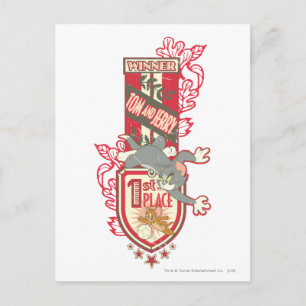 Carte Postale Tom et Jerry 1ère place 1