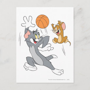 Carte Postale Tom et Jerry Basketball 1