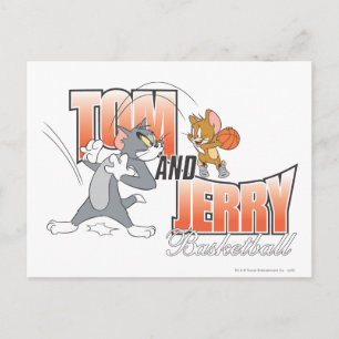 Carte Postale Tom et Jerry Basketball 3