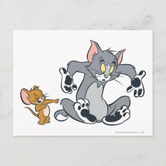Carte Postale Tom et Jerry Black Paw Cat