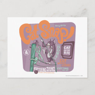 Carte Postale Tom et Jerry Cat Snap