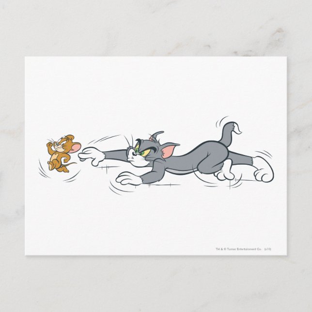 Carte Postale Tom et Jerry Chase (Devant)