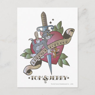 Carte Postale Tom et Jerry Ennemies pour toujours 2