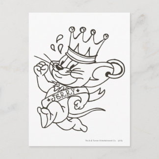 Carte Postale Tom et Jerry King Jerry