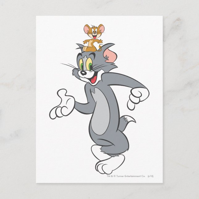 Carte Postale Tom et Jerry Pair (Devant)