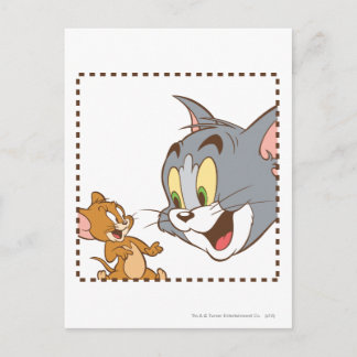 Carte Postale Tom et Jerry Stamp
