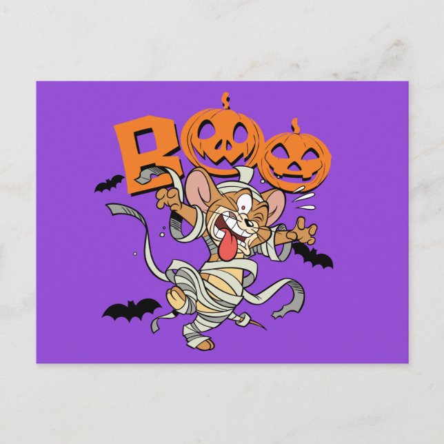 Carte Postale Tom & Jerry | Jerry est si effrayant (Devant)