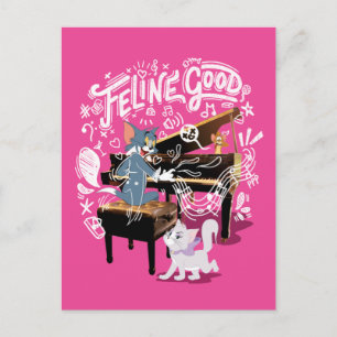 Carte Postale Tom & Jerry Play Piano - Feline Good