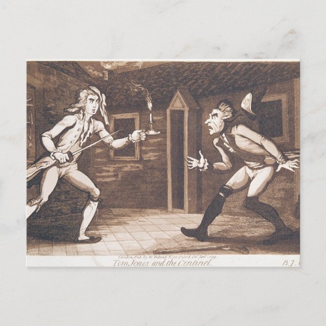 Carte Postale Tom Jones et le Centinel, 1799 (Devant)