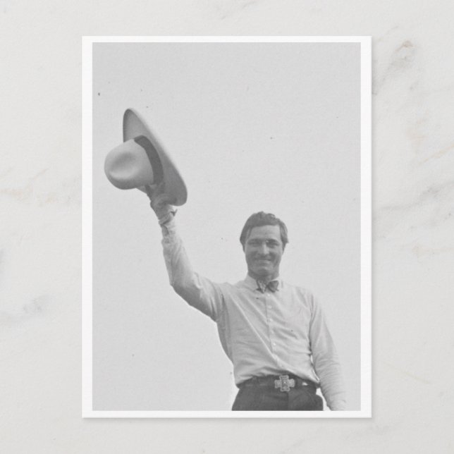 Carte Postale Tom Mix Divertissant Un Groupe De Garçons (Devant)