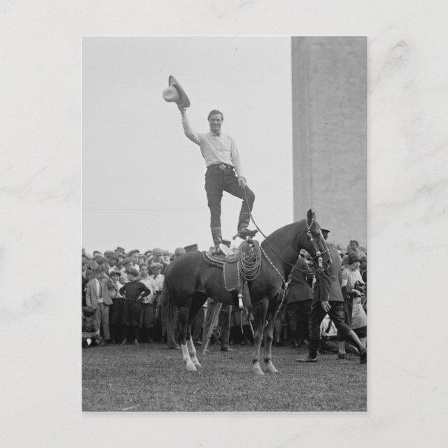 Carte Postale Tom Mix Divertissant Un Groupe De Garçons (Devant)