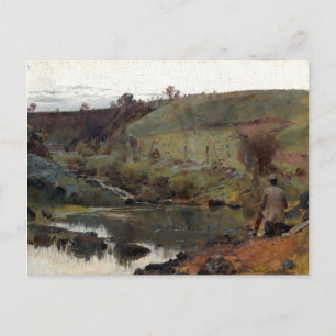Carte Postale Tom Roberts Une journée tranquille à Darebin Creek