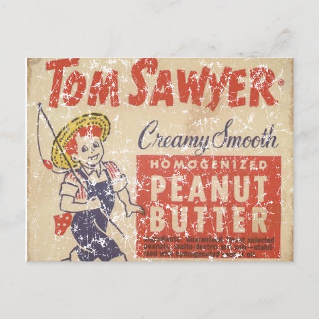 Carte Postale Tom Sawyer - 1945 - en détresse (Devant)