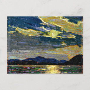 Carte Postale Tom Thomson - Feu de lune d'été chaud