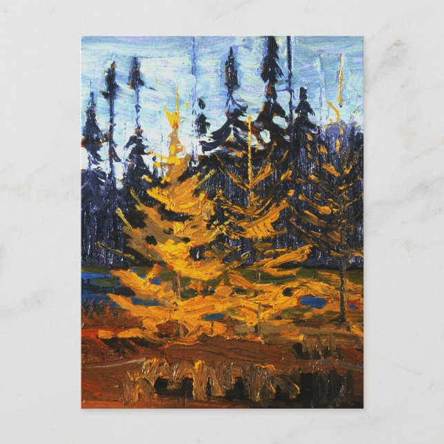 Carte Postale Tom Thomson Painting Tamaracks Canadian Wilderness (Devant)