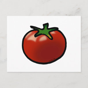 Carte Postale Tomate rouge