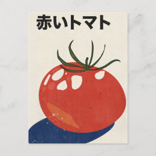 Carte Postale Tomate rouge