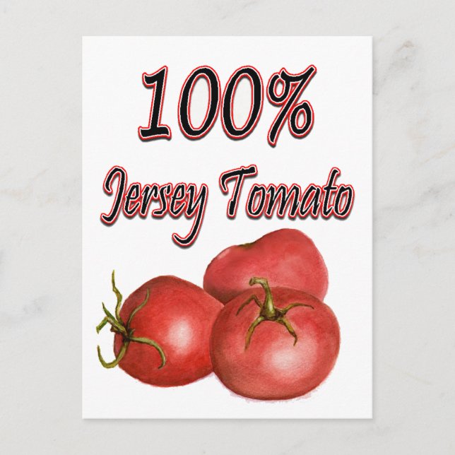 Carte Postale Tomates Jersey 100% (Devant)