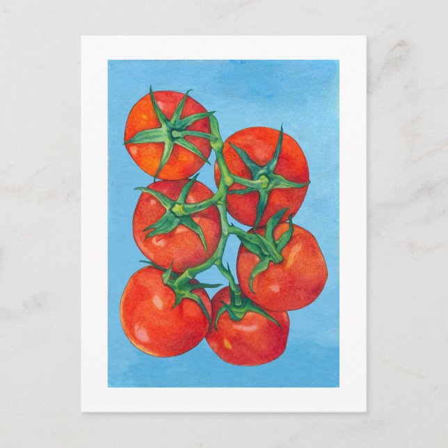 Carte postale Tomates rouges (Devant)