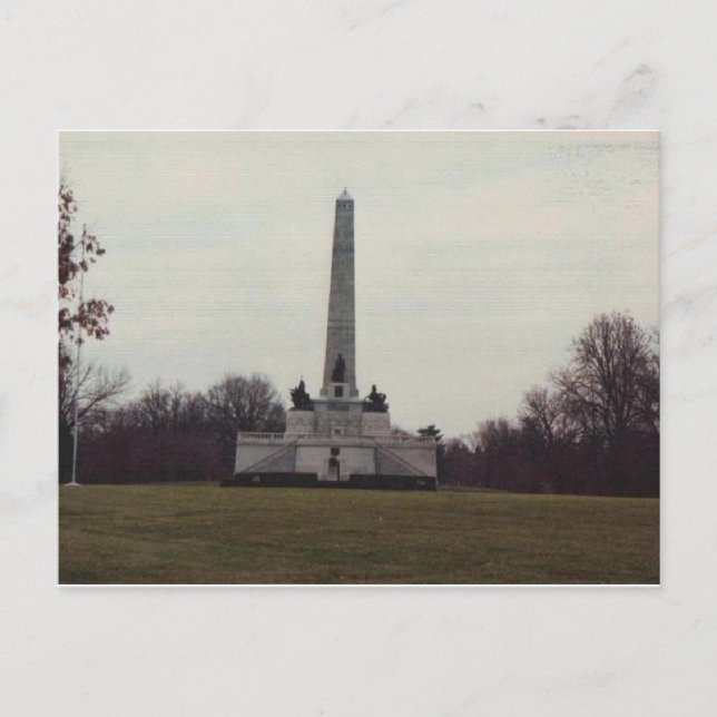 Carte Postale Tombe de notre 16ème président (Devant)