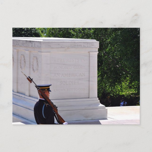 Carte Postale Tombe du Soldat inconnu Cimetière d'Arlington (Devant)