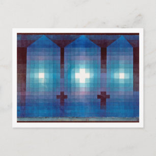 Carte Postale Tombe en trois, Klee