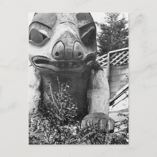 Carte Postale Tombe Totem, 1916 (Devant)