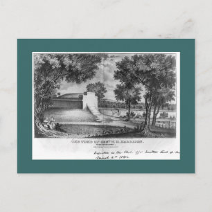 Carte Postale Tombe William Henry Harrison, North Bend, Ohio