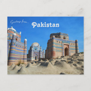 Carte Postale Tombeau de Bibi Jawindi à Uch Sharif Pakistan