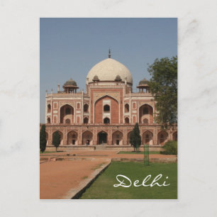 Carte Postale tombeau de delhi humayun