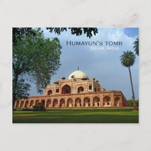 Carte Postale Tombeau de Humayun à Delhi, Inde