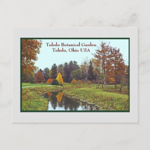 CARTE POSTALE "TOMBER À TOLEDO BOTANICAL GARDEN"