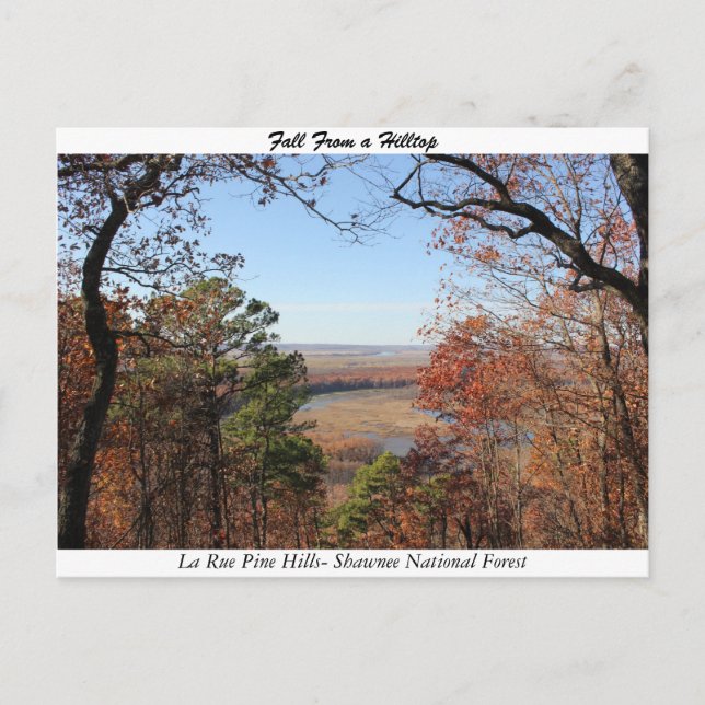 Carte Postale Tomber d'une colline (Devant)