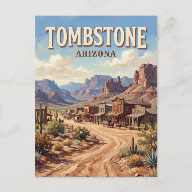 Carte Postale Tombstone Arizona (Devant)
