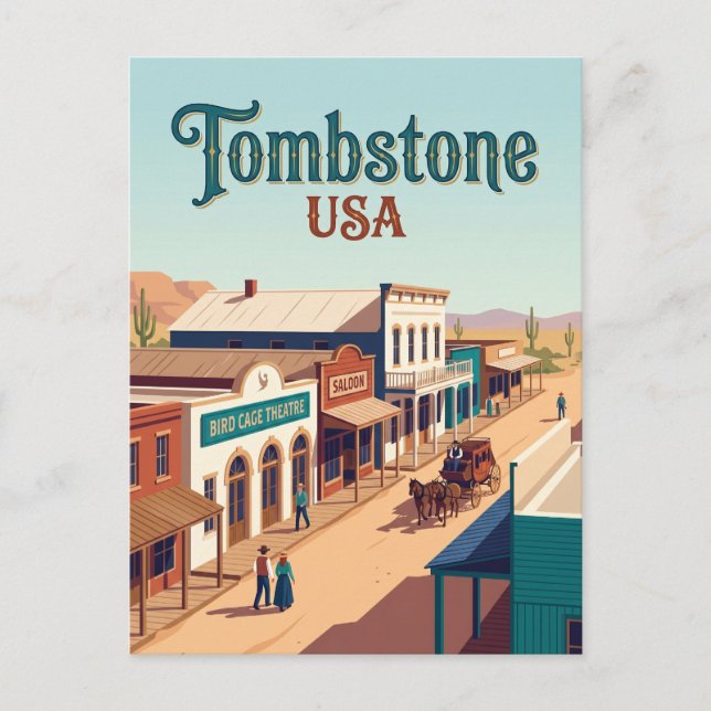 Carte Postale Tombstone USA (Devant)