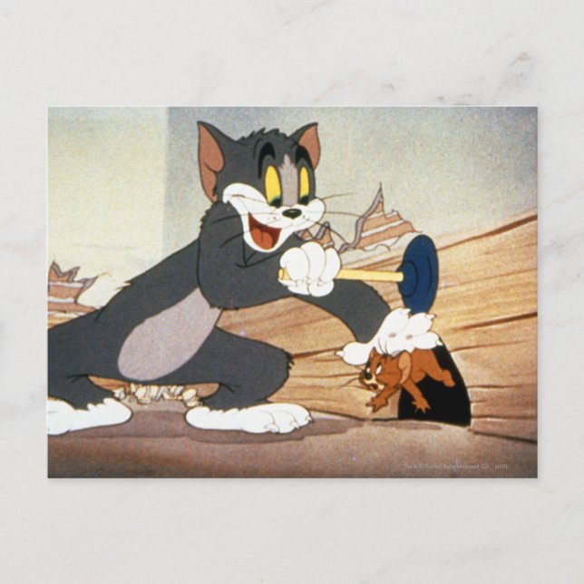 Carte Postale Tome Et Jerry Plunger (Devant)