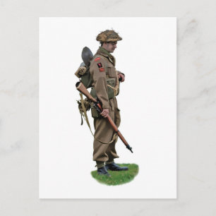 Carte Postale "Tommy" britannique 2ème guerre mondiale