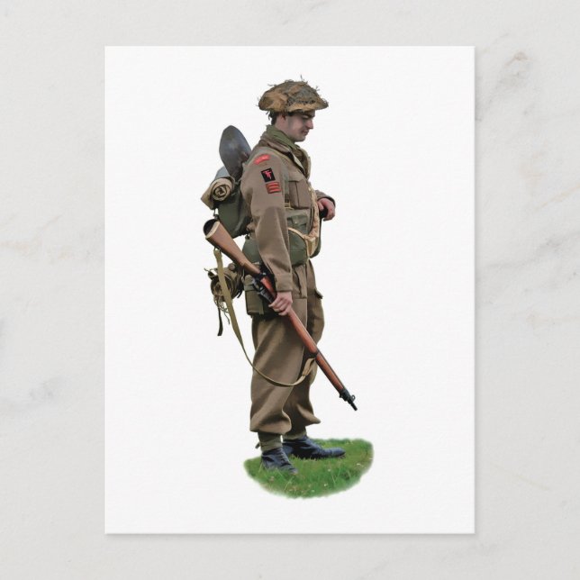 Carte Postale "Tommy" britannique 2ème guerre mondiale (Devant)