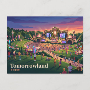 Carte Postale Tomorrowland Boom Belgique