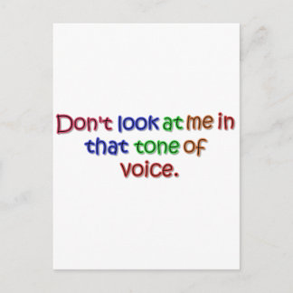 Carte Postale Tone of Voice