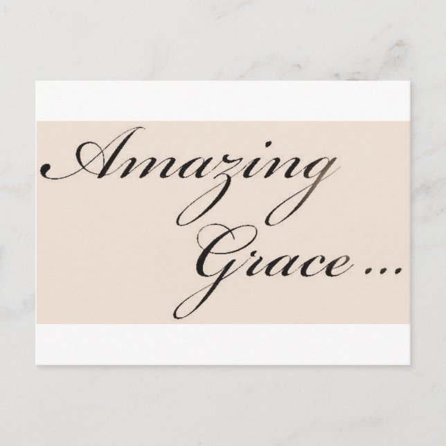 Carte Postale Toneamazinggrace (Devant)