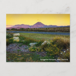 Carte Postale Tongariro Vocano, Nouvelle-Zélande