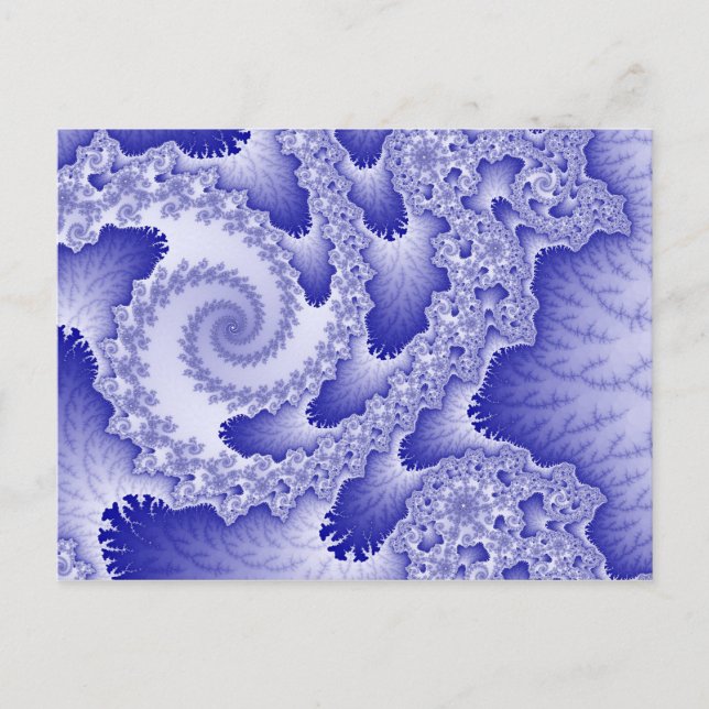 Carte postale Tongues bleues (Devant)