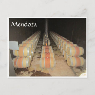 Carte Postale tonneaux de mendoza