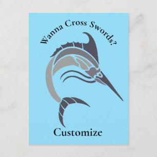 Carte Postale Tonnerre de poisson-épée