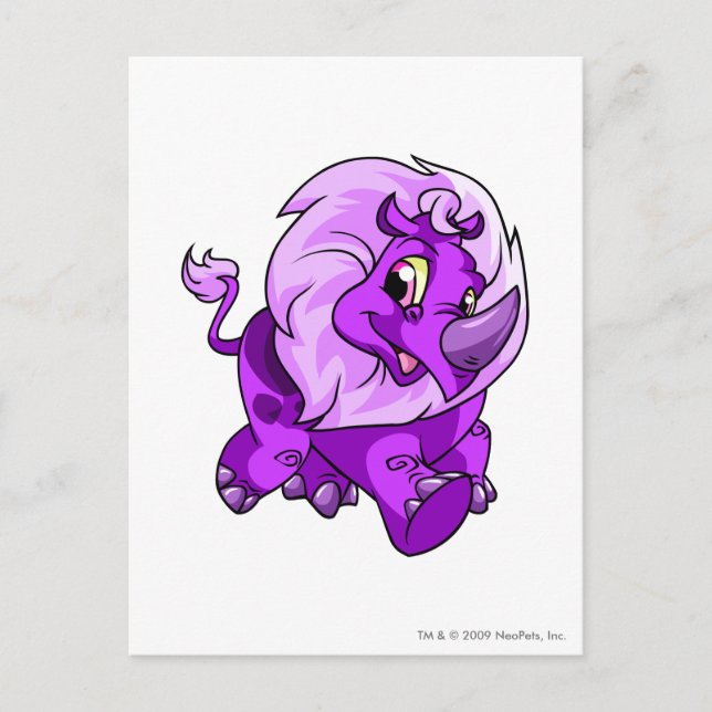 Carte Postale Tonu violet (Devant)